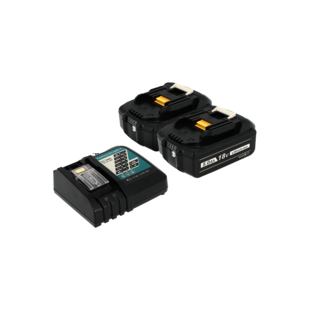 PACK BATTERIES 18V 5AH + CHARGEUR SIMPLE COMPATIBLE MAKITA