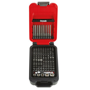 EMBOUTS DE VISSAGE + PORTE-EMBOUT 2 EN 1 (COFFRET 115 PIECES)
