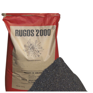 ABRASIF DE SABLAGE RUGOS 2000 CALIBRE 50/80 (SAC DE 25KG)