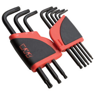 CLE MALE LONGUE TORX A TETE SPHERIQUE (RATELIER DE 8)