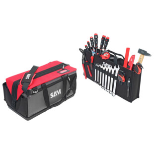 BAG TEXTILE 30 L AVEC 100 OUTILS DE MAINTENANCE