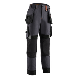 PANTALON CRISTOBAL ANTHRACITE-CITROUILLE
