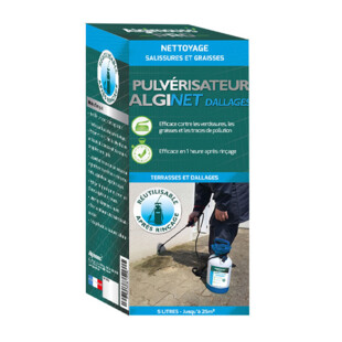 NETTOYANT TERRASSES ET DALLAGES ALGINET DALLAGES AVEC PULVERISATEUR 5L