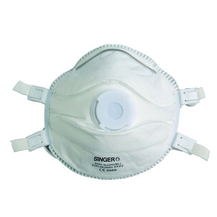 DEMI-MASQUE JETABLE FFP3 AVEC VALVE (BOITE DE 5)