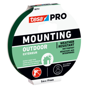 RUBAN DOUBLE FACE MOUNTING PRO EXT 66751 BLANC 5 M X 19 MM