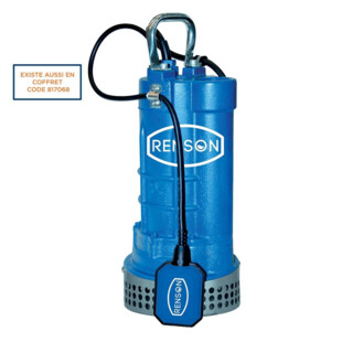 POMPE DE CHANTIER MONO EN FONTE 1,5KW