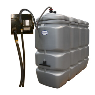 CUVE STOCKAGE FUEL PEHD 2000L STATION 230V 50L/M ECO