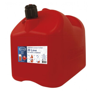 JERRYCAN PLASTIQUE 20L AVEC BEC ANTI-GOUTTE