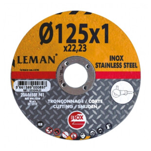 DISQUE A TRONCONNER ACIER/INOX GAMME ORANGE