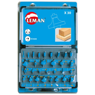 FRAISE DEFONCEUSE COFFRET 30 PC CARBURE