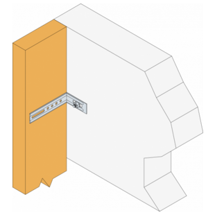 EQUERRE NERVUREE DROITE END