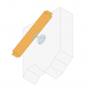 SUPPORT DE RAMPE COUDE 90°