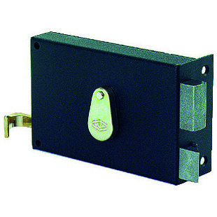 SERRURE EN APPLIQUE A GORGES HORIZONTALE A TIRAGE