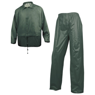 ENSEMBLE DE PLUIE POLYESTER ENDUIT PVC EN400 VERT