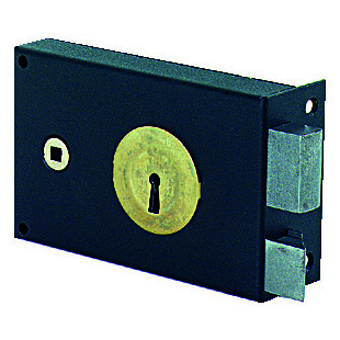 SERRURE EN APPLIQUE GRILLE A GORGES HORIZONTALE A FOUILLOT