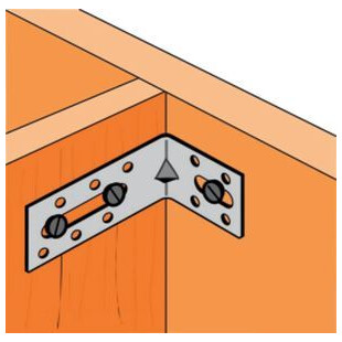EQUERRE FIXATION SIMPLE ET RENFORCEE EFIX