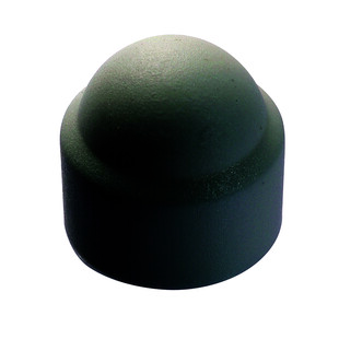 CACHE ECROU HEXAGONAL NOIR POLYETHYLENE