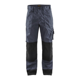 PANTALON ARTISAN BICOLORE GRIS/NOIR