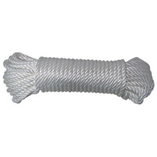 ECHEVEAU DE CORDAGE POLYPROPYLENE BANDELETTE BLANC