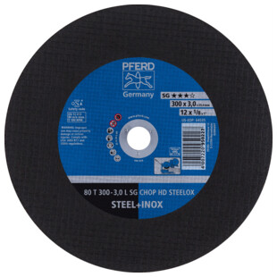 DISQUE A TRONCONNER POUR MACHINES STATIONNAIRES SG-ELASTIC/ CHOPSAW-HD - INOX