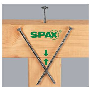 VIS DE CHARPENTE TORX TETE DISQUE WIROX