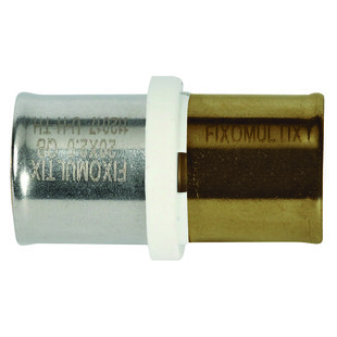 RACCORD DROIT MULTICOUCHE CUIVRE A SERTIR