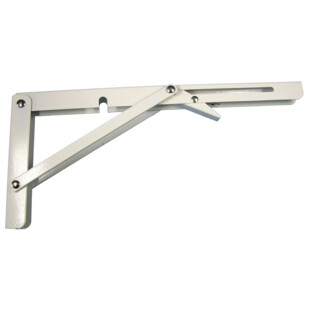 CONSOLE PLIANTE ACIER LAQUE BLANC