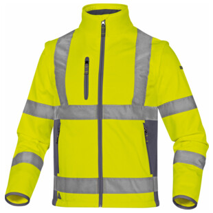 VESTE SOFTSHELL MOONLIGHT2 JAUNE 2 EN 1