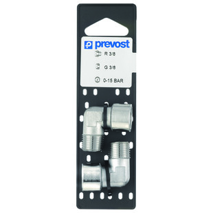 EQUERRE FILETEE MALE CONIQUE / FEMELLE CYLINDRIQUE - A10