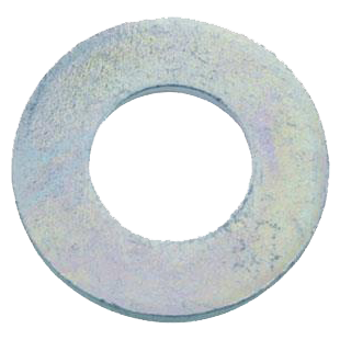 RONDELLE PLATE MOYENNE TYPE "M" SERIE MN ACIER ZN BLANC