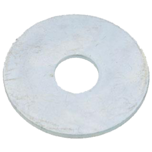 RONDELLE PLATE EXTRA LARGE TYPE "LL" SERIE LL ACIER ZN BLANC