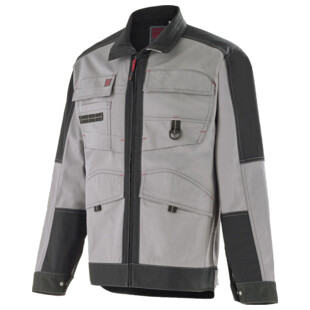 BLOUSON SHEAR GRIS/NOIR