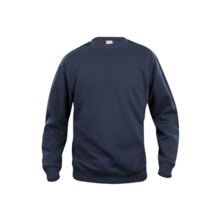 SWEATSHIRT BASIC ROUNDNECK DARK NAVY
