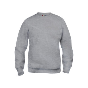 SWEATSHIRT BASIC ROUNDNECK GRIS CHINE