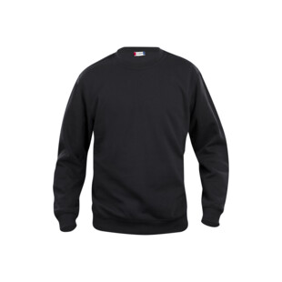 SWEATSHIRT BASIC ROUNDNECK NOIR