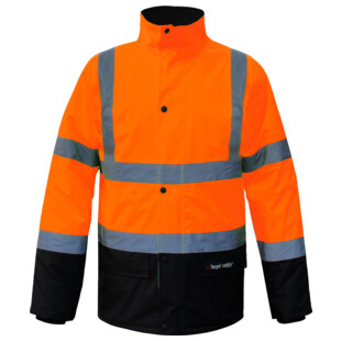 PARKA HAUTE VISIBILITE FIXE MACH ORANGE/NOIR