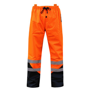 PANTALON DE PLUIE HAUTE VISIBILITE SPEED JAUNE/NOIR