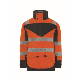 ENSEMBLE DE PLUIE HAUTE VISIBILITE CAP HORN ORANGE/MARINE