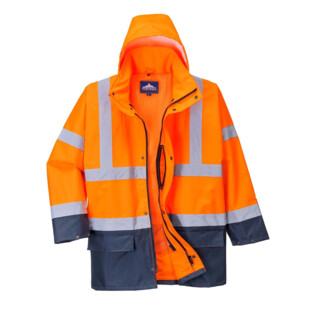 PARKA 5EN1 ESSENTIEL S766 ORANGE/MARINE