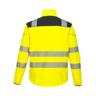 SOFTSHELL HAUTE VISIBILITE T402 JAUNE