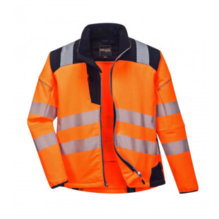 SOFTSHELL HAUTE VISIBILITE T402 ORANGE