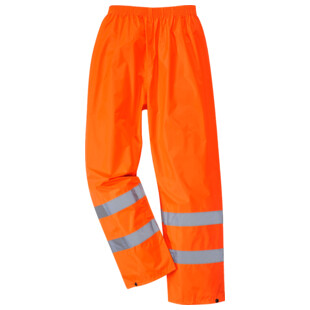 PANTALON DE PLUIE HAUTE VISIBILITE ORANGE H441