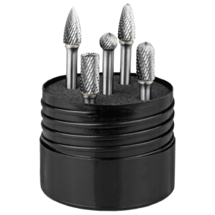 FRAISE LIME CARBURE FORME B/C/D/F/G DENTURE 6 UNIVERSELLE (JEU DE 5)