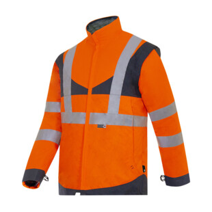 GILET DE FROID ANNAPURNA ORANGE/GRIS/MARINE