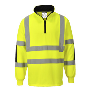 SWEAT-SHIRT HAUTE VISIBILITE B308 JAUNE