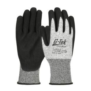 GANT TRICOTE SANS COUTURE POLYKOR GRIS 16-350