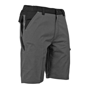 BERMUDA BASIC FONDEUR GRIS SOMBRE/NOIR