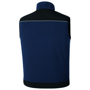 GILET SOFTSHELL HOLEN BLEU MARINE/NOIR