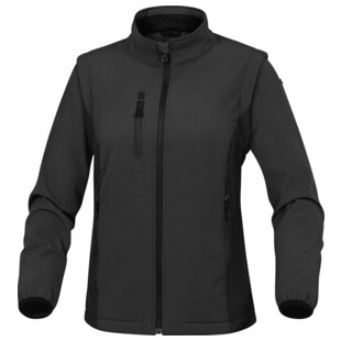 VESTE SOFTSHELL FEMME GRIS/NOIR
