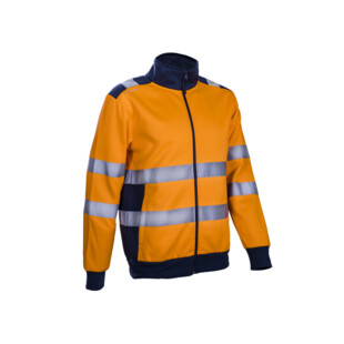 VESTE THERMIQUE HAUTE VISIBILTE GOKKAN ORANGE/MARINE
